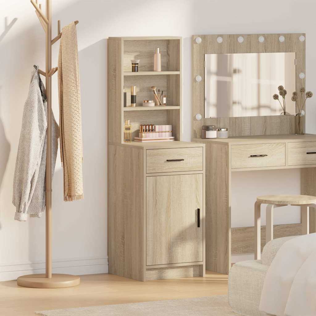 Højt skab Sonoma Eg 40x41x135 cm Konstrueret Træ