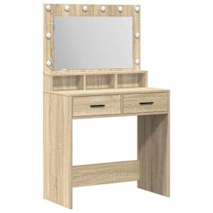 vidaXL Riietumislaud Sonoma tamm 79 x 41 x 135 cm Tehispuit
