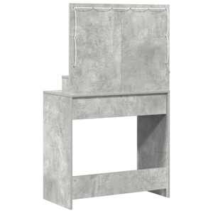 Kosmetický stůl Betonově šedá 79 x 41 x 135 cm kompozitní dřevo - obrázek 7
