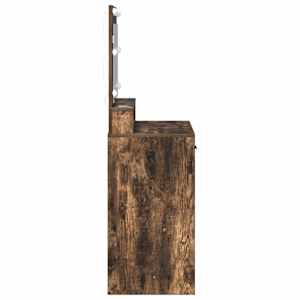 Kosmetický stůl Kouřový dub 79 x 41 x 135 cm kompozitní dřevo - obrázek 6