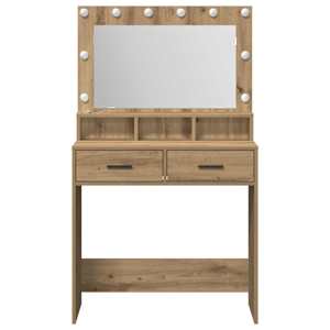 Kosmetický stůl se zásuvkou Artisanový dub 79 x 41 x 135 cm - obrázek 5