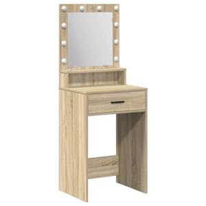 Kosmetický stůl Sonoma dub 50 x 41 x 135 cm kompozitní dřevo - obrázek 2