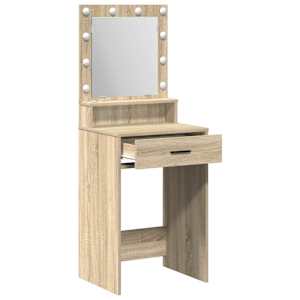 Kosmetický stůl Sonoma dub 50 x 41 x 135 cm kompozitní dřevo - obrázek 4