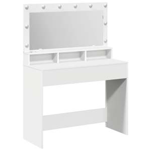 vidaXL Riietumislaud Valge 100 x 41 x 135 cm Tehispuit
