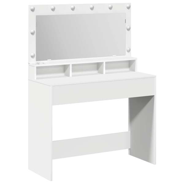 vidaXL Riietumislaud Valge 100 x 41 x 135 cm Tehispuit