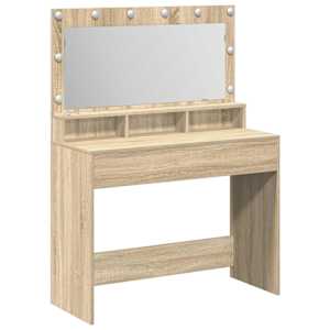 vidaXL Riietumislaud Sonoma tamm 100 x 41 x 135 cm Tehispuit