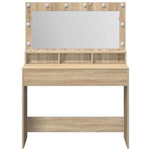 Kosmetický stůl Sonoma dub 100 x 41 x 135 cm kompozitní dřevo - obrázek 4