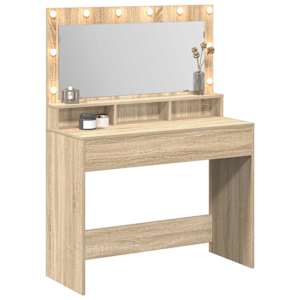 Kosmetický stůl Sonoma dub 100 x 41 x 135 cm kompozitní dřevo - obrázek 3