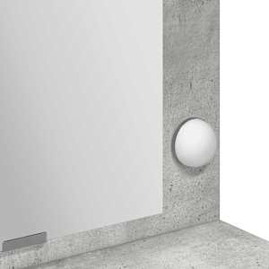 Kosmetický stůl s policí Betonově šedá 100 x 41 x 135 cm - obrázek 8