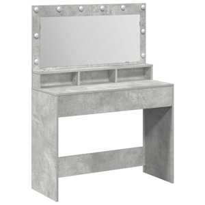 vidaXL Riietumislaud Betoonhall 100 x 41 x 135 cm Tehispuit