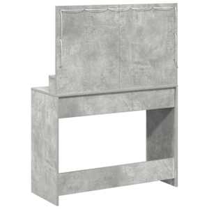 Kosmetický stůl s policí Betonově šedá 100 x 41 x 135 cm - obrázek 6