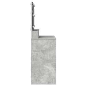Kosmetický stůl s policí Betonově šedá 100 x 41 x 135 cm - obrázek 5