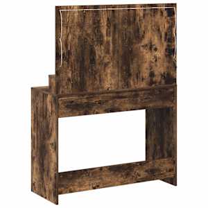 Kosmetický stůl Kouřový dub 100 x 41 x 135 cm kompozitní dřevo - obrázek 6