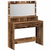 vidaXL Riietumislaud Vana puit 100 x 41 x 135 cm Tehispuit