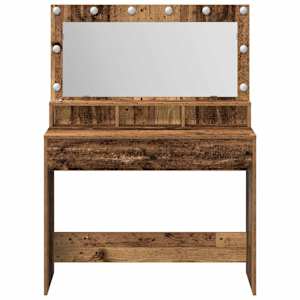 Kosmetický stůl Staré dřevo 100 x 41 x 135 cm kompozitní dřevo - obrázek 4