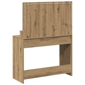 Kosmetický stůl s policí Artisanový dub 100 x 41 x 135 cm - obrázek 6