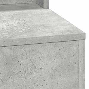 Kosmetický stůl s policí Betonově šedá 75,5 x 41 x 135 cm - obrázek 7