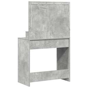 Kosmetický stůl s policí Betonově šedá 75,5 x 41 x 135 cm - obrázek 6