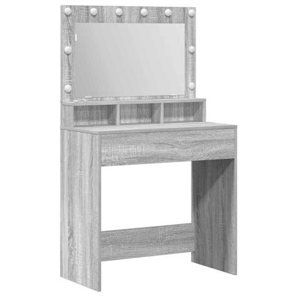vidaXL Riietumislaud Hall Sonoma 78,5 x 41 x 135 cm Tehispuit