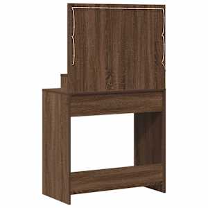 Kosmetický stůl Hnědý dub 75,5 x 41 x 135 cm kompozitní dřevo - obrázek 6
