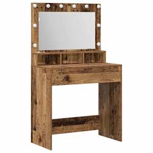 Kosmetický stůl Staré dřevo 75,5 x 41 x 135 cm kompozitní dřevo - obrázek 2