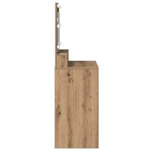 Kosmetický stůl s policí Artisanový dub 75,5 x 41 x 135 cm - obrázek 5