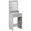 vidaXL Riietumislaud Betoonhall 50 x 41 x 135 cm Tehispuit