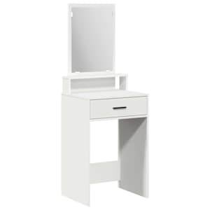 vidaXL Riietumislaud Valge 50 x 41 x 140 cm Tehispuit
