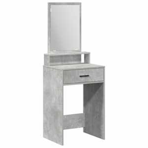 vidaXL Riietumislaud Betoonhall 50 x 41 x 140 cm Tehispuit