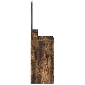 Kosmetický stůl Kouřový dub 50 x 41 x 140 cm kompozitní dřevo - obrázek 7