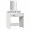 vidaXL Riietumislaud Valge 79 x 41 x 140 cm Tehispuit