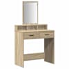 vidaXL Riietumislaud Sonoma tamm 79 x 41 x 140 cm Tehispuit