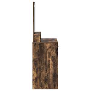 Kosmetický stůl Kouřový dub 79 x 41 x 140 cm kompozitní dřevo - obrázek 7