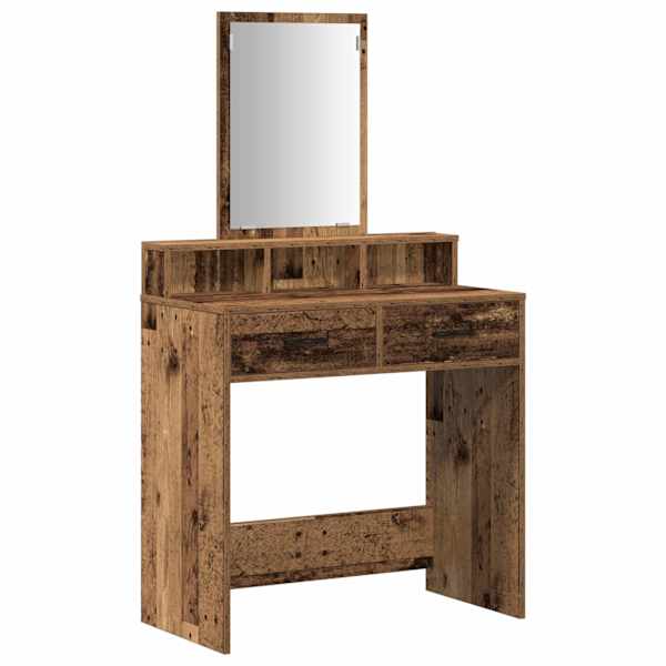 vidaXL Riietumislaud Vana puit 79 x 41 x 140 cm Tehispuit