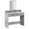 vidaXL Riietumislaud Betoonhall 100 x 41 x 140 cm Tehispuit