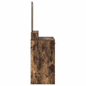 Kosmetický stůl Kouřový dub 100 x 41 x 140 cm kompozitní dřevo - obrázek 7