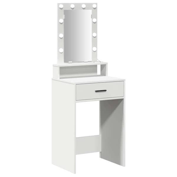 vidaXL Riietumislaud Valge 50 x 41 x 140 cm Tehispuit