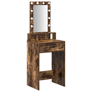 vidaXL Riietumislaud Pruun 50 x 41 x 140 cm Tehispuit