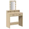 vidaXL Riietumislaud Pruun 79 x 41 x 140 cm Tehispuit