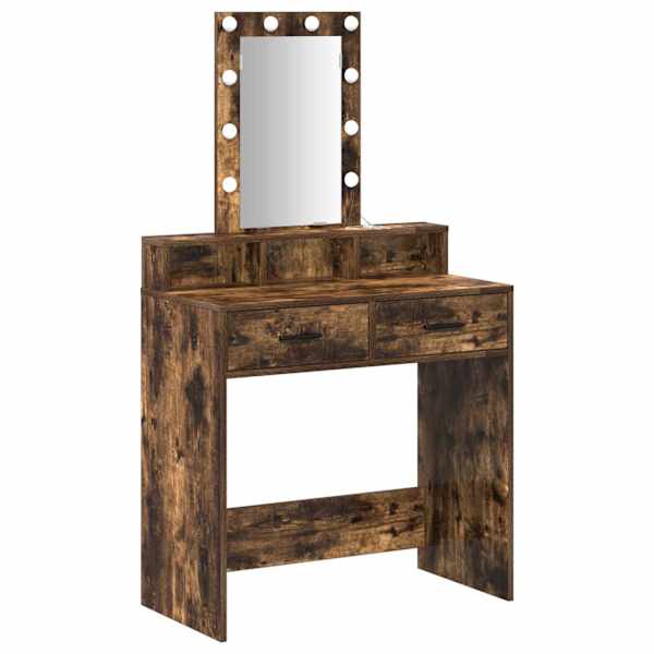 vidaXL Riietumislaud Pruun 79 x 41 x 140 cm Tehispuit