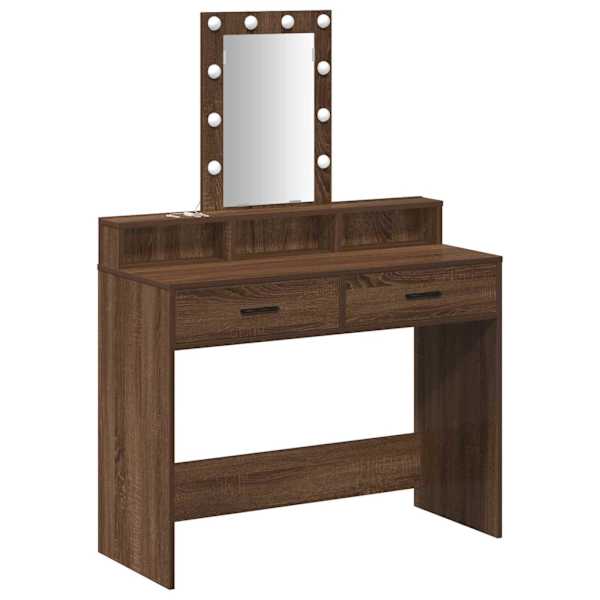 vidaXL Riietumislaud Pruun 100 x 41 x 140 cm Tehispuit