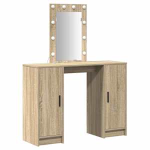 vidaXL Riietumislaud Pruun 102 x 33 x 135 cm Tehispuit
