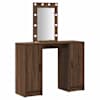 vidaXL Riietumislaud Pruun 102 x 33 x 135 cm Tehispuit