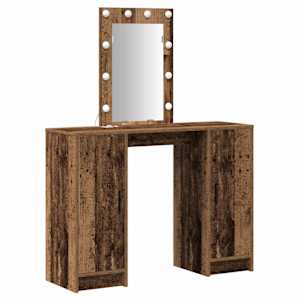 vidaXL Riietumislaud Pruun 102 x 33 x 135 cm Tehispuit