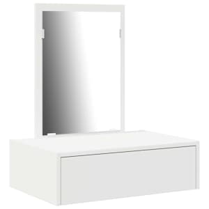 vidaXL Riietumislaud Valge 60 x 40 x 70 cm Tehispuit