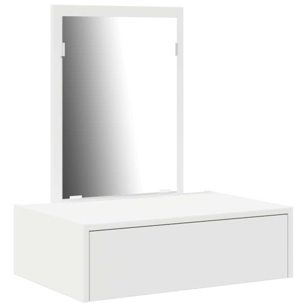 vidaXL Riietumislaud Valge 60 x 40 x 70 cm Tehispuit