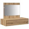 vidaXL Riietumislaud Pruun 83 x 40 x 70 cm Tehispuit