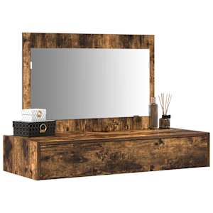 Kosmetický stůl Hnědá 100 x 40 x 70 cm kompozitní dřevo - obrázek 3
