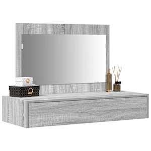 Kosmetický stůl Šedá 100 x 40 x 70 cm kompozitní dřevo - obrázek 3
