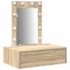 vidaXL Riietumislaud Pruun 60 x 40 x 70 cm Tehispuit